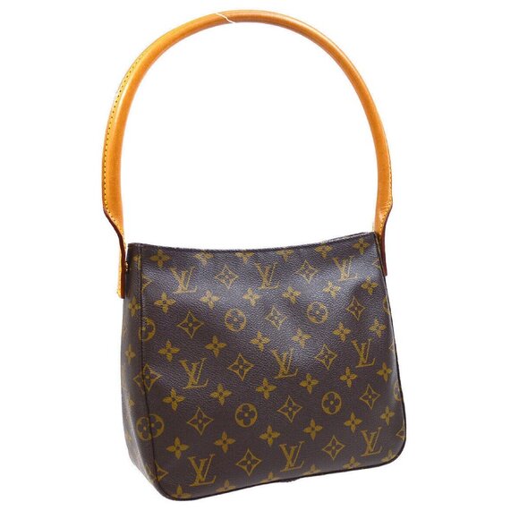 Louis Vuitton Looping Shoulder Bag MM Brown Canvas - Picture 1 of 14